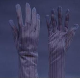 Polyester Spot Plastic Antistatic Gloves (Ordinary)